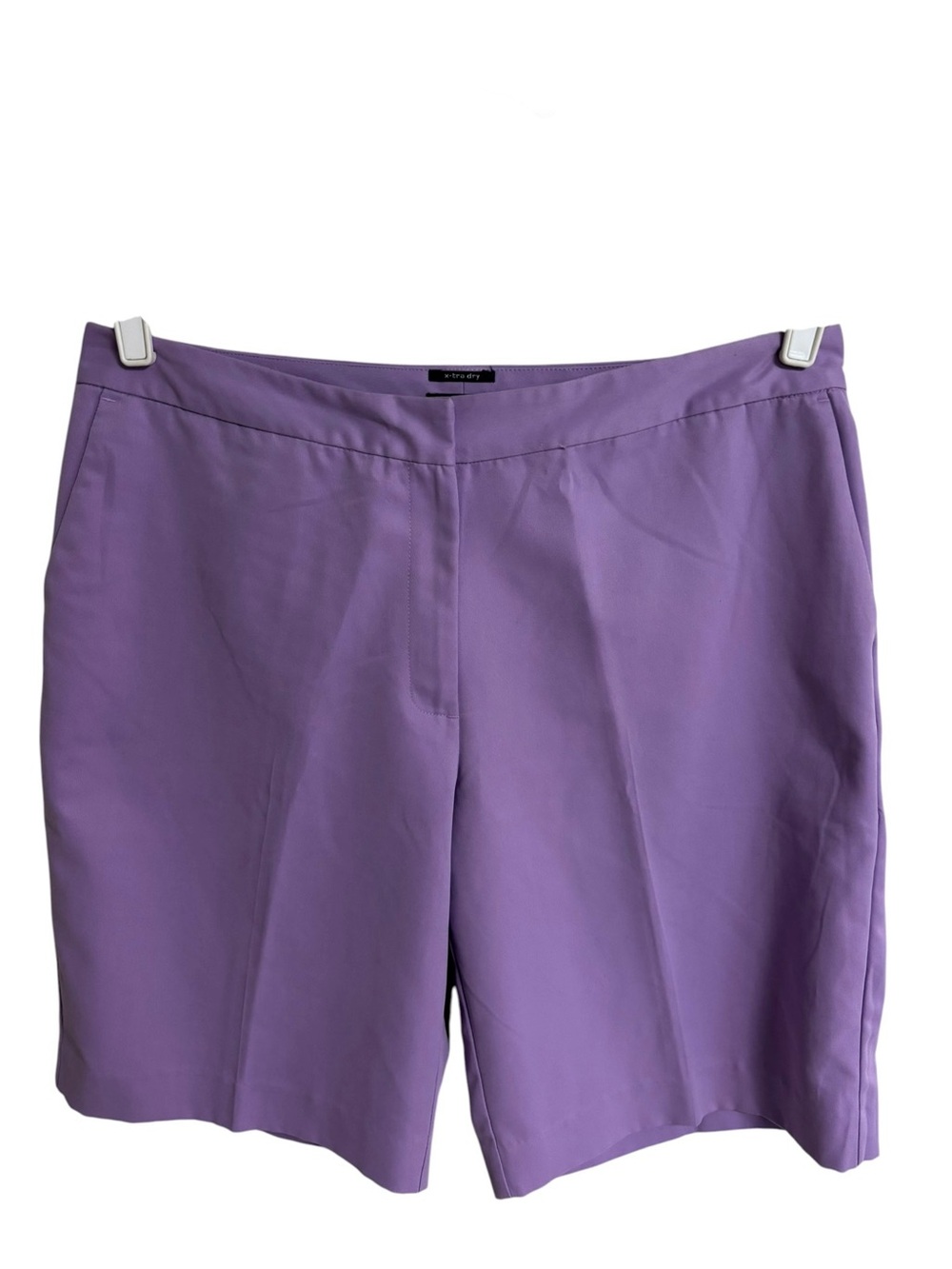 IZOD X-tra dry lavender soft comfort moisture wicking Bermuda golf shorts 14